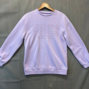 Malibu Sweatshirt Women’s Size Medium Lavender Purple Crew neck Casual Pullover